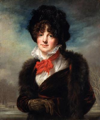 Joseph Allen Potrait of Mary Evans oil painting picture